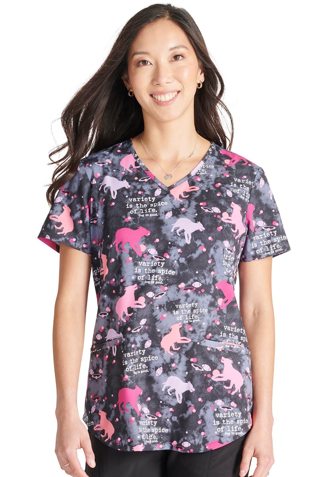 Cherokee Funktionsbluse Bunt bedruckter Damen Kasack 