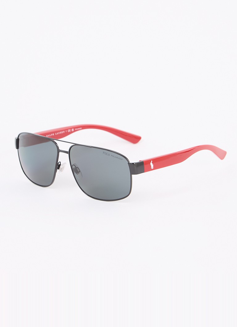 Ochelari de soare polarizați Ralph Lauren Aviator PH3156