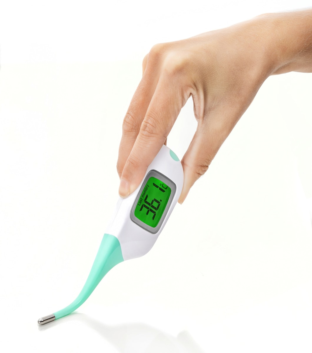 Digitales Fieberthermometer \Colour Temp\ mit großem Display, 1 St