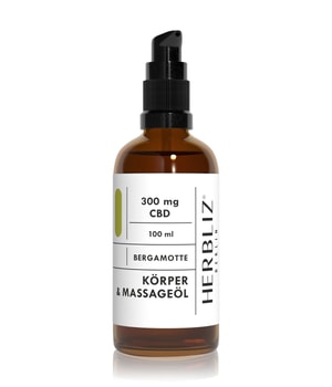 HERBLIZ Bergamotte CBD Massageöl-150 ml