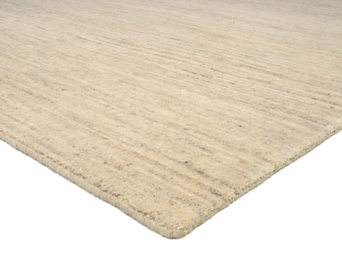 Teppich aus Nepal Himali Uni Wolle-Natur 200 x 300 cm