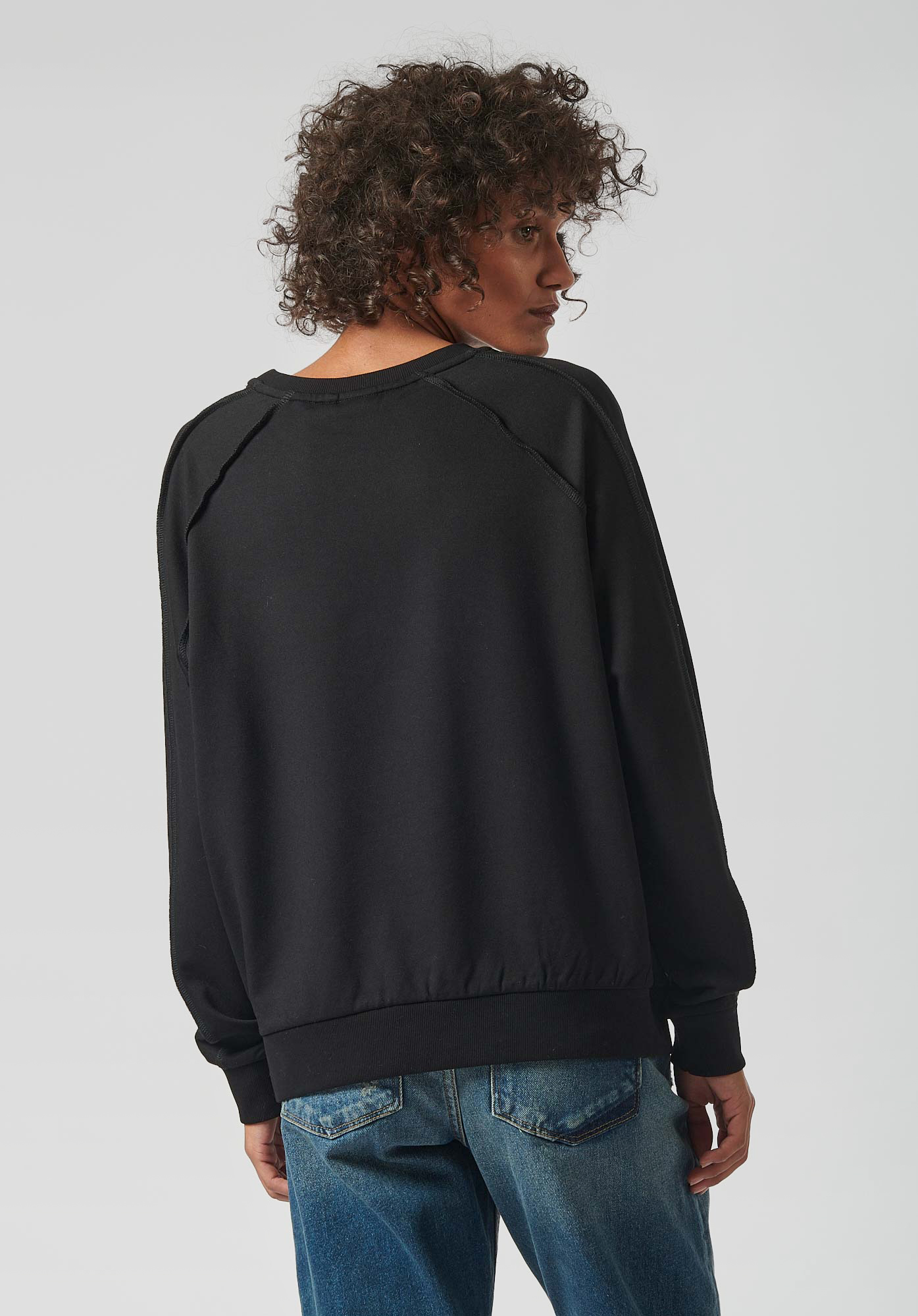 LULLA  Sweat noir femme