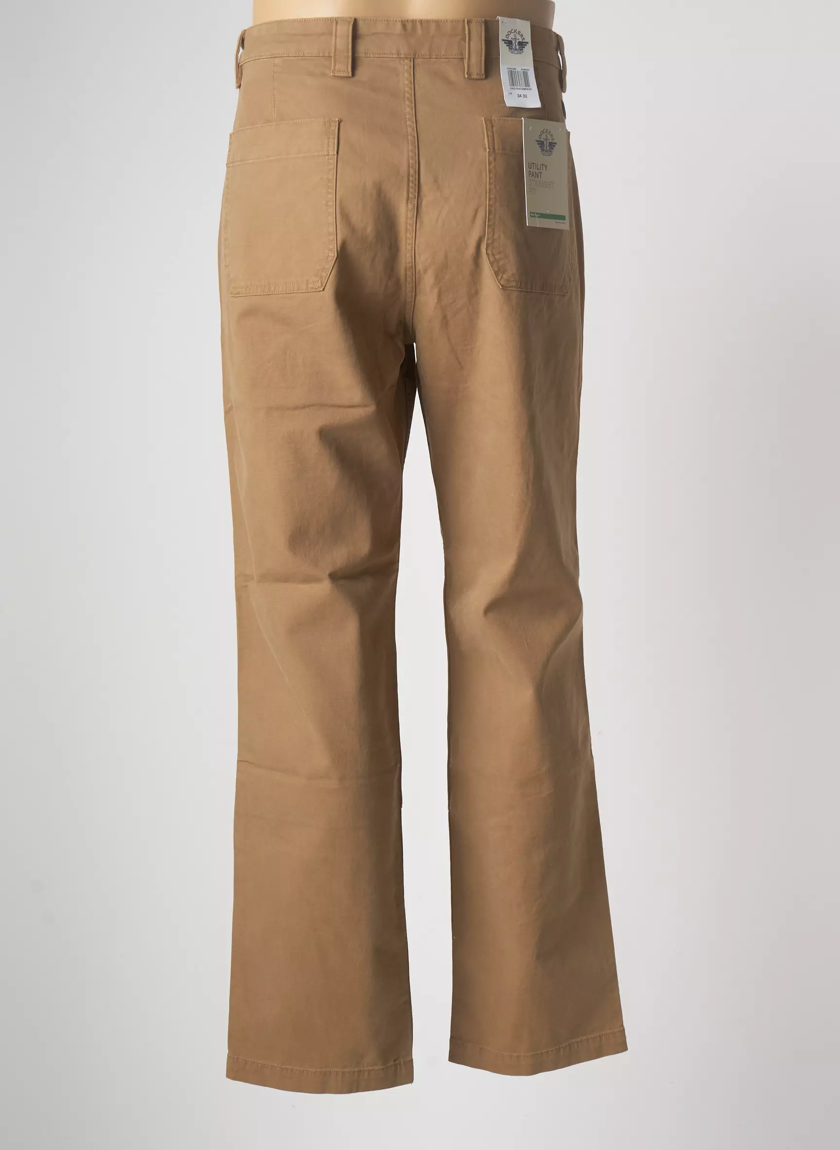 Dockers Pantalons Droits Homme couleur beige
