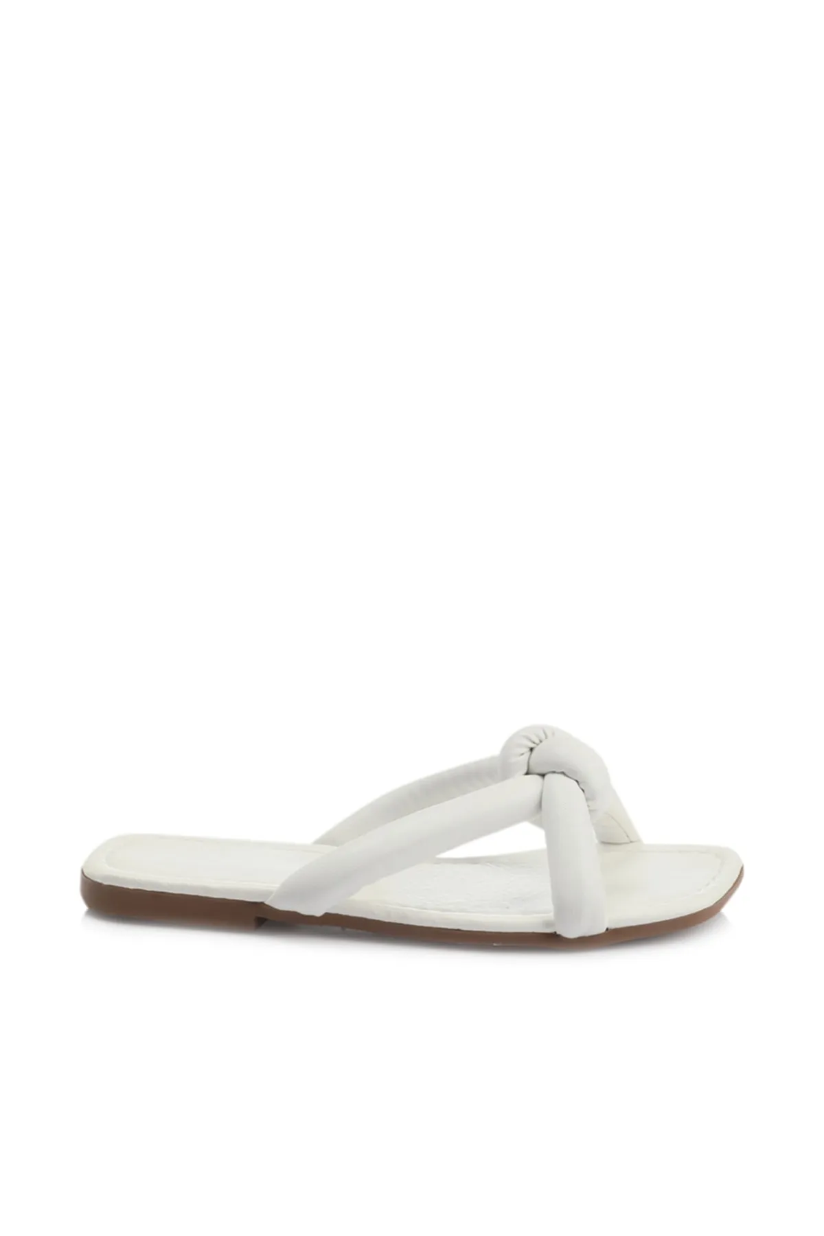 TRENDYOL SHOES  Pantolette - Weiß - Flacher Absatz