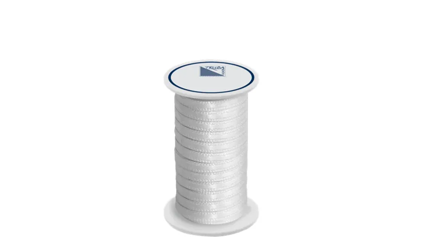TRUBA Doppelsatinband auf Rolle 3mm x 5m weiss 5 m