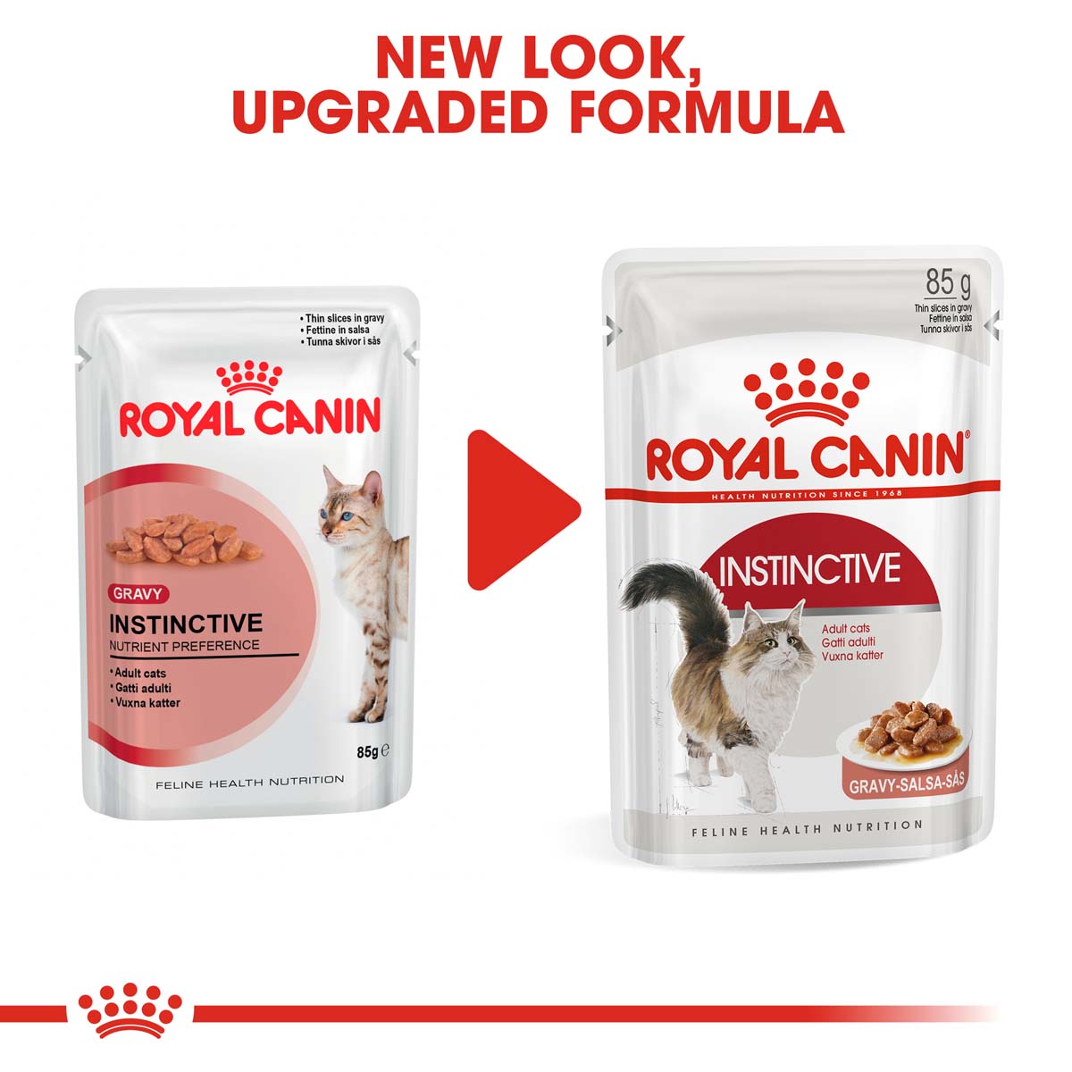 ROYAL CANIN INSTINCTIVE Katzenfutter nass in Soße