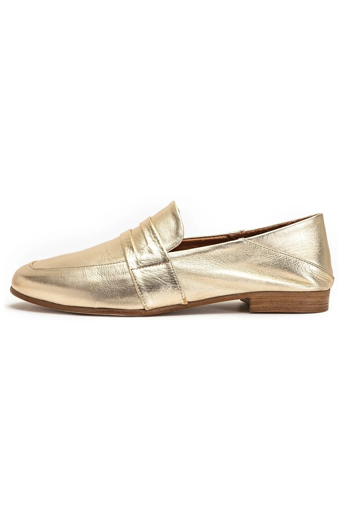 INUOVO  Flacher Schuh - Goldfarben - Blockabsatz