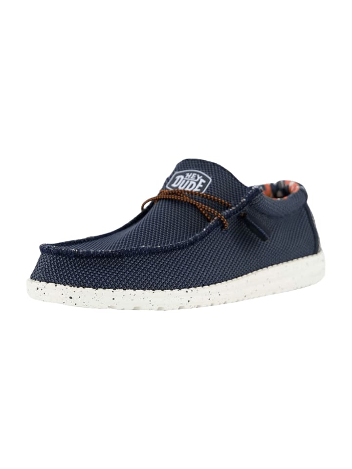 Hey Dude Mokassin Schnürschuhe in Blau günstig kaufen