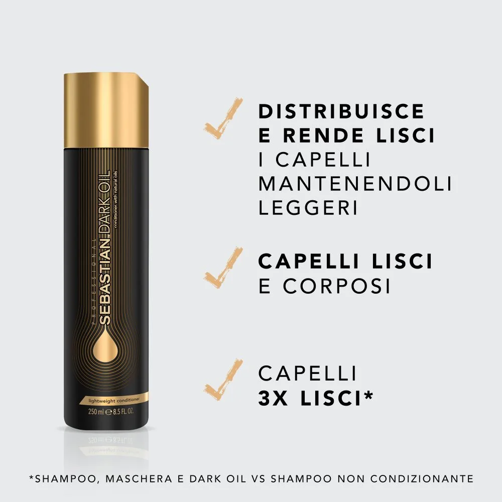 Acondicionador de aceite para cabello oscuro - Acondicionador suavizante para cabello oscuro