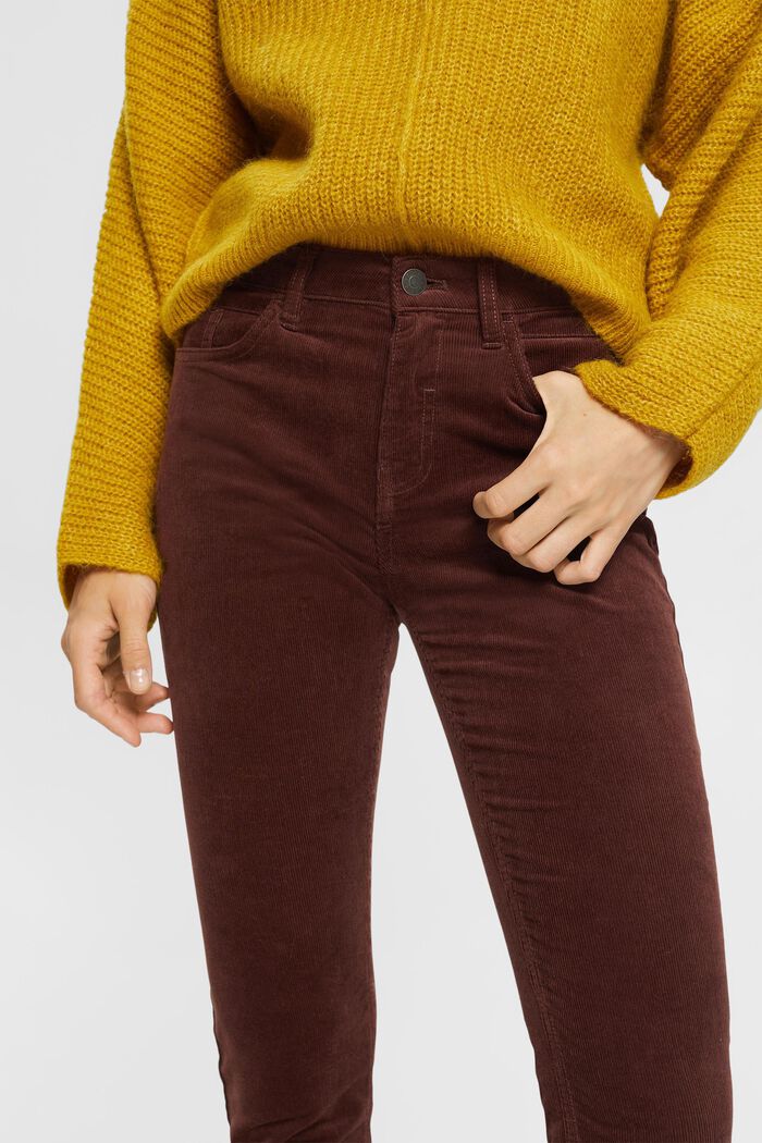 Mid-Rise-Cordhose