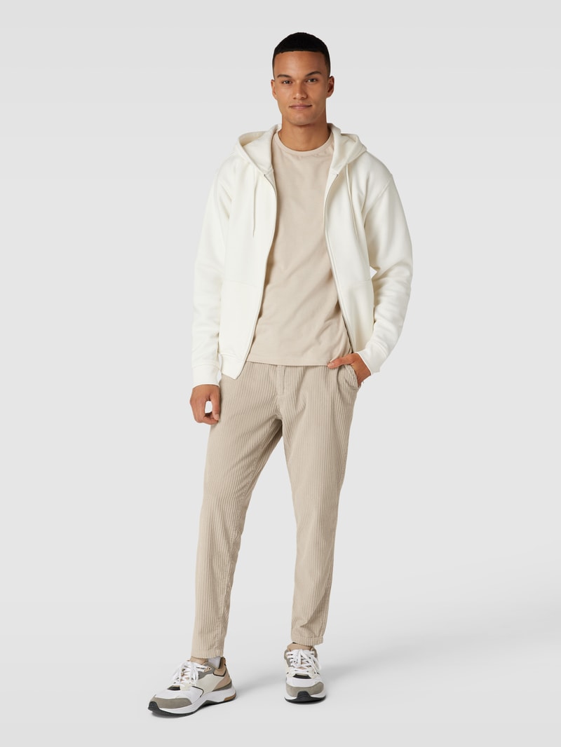 Cordhose aus reiner Baumwolle in ecru