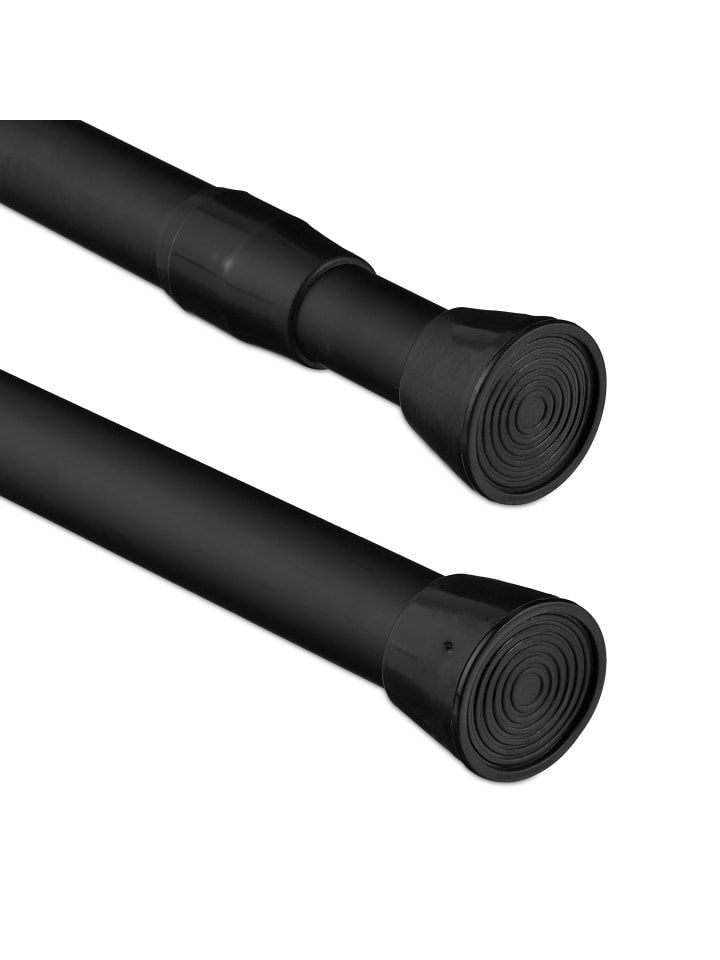 relaxdays Teleskopstange in Schwarz - (L)110–200 cm günstig kaufen onesize