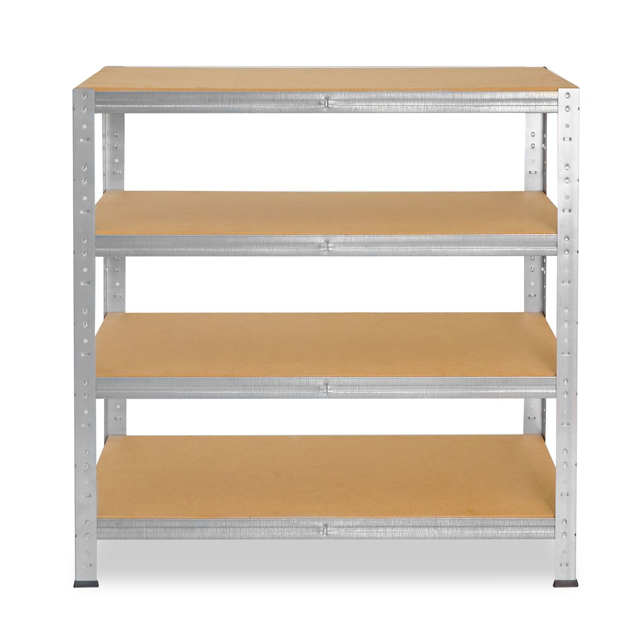 Shelfplaza HOME 115x120x60cm Schwerlastregal in verzinkt mit 4 Böden