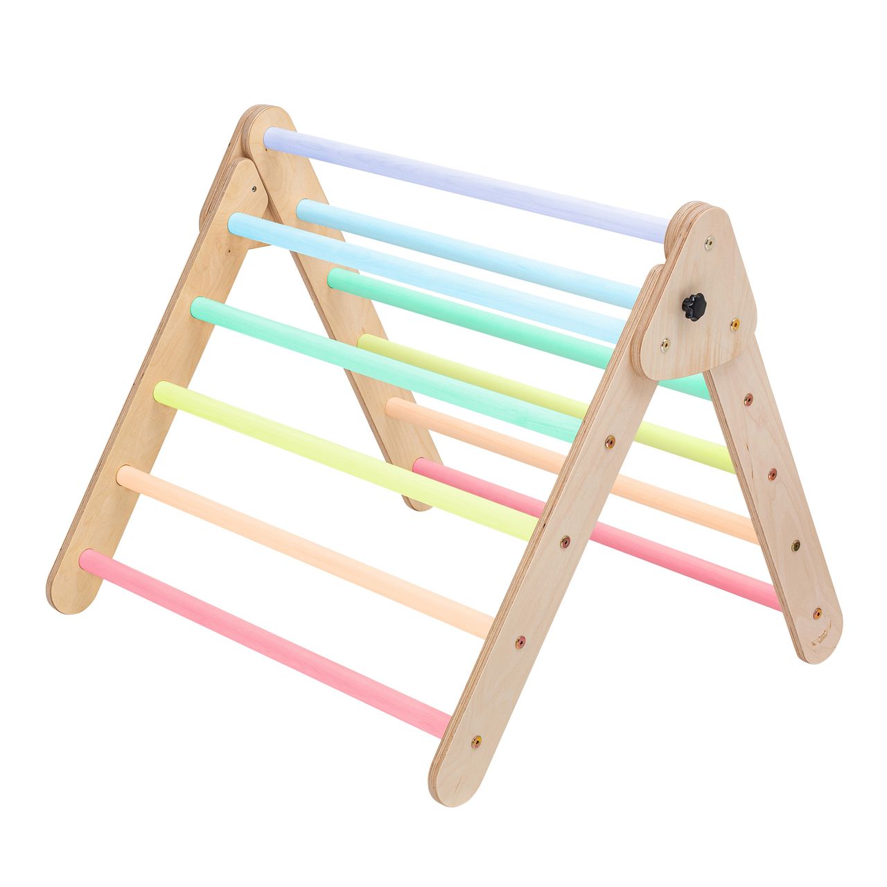 KateHaa Kletterdreieck aus Holz - Pastell