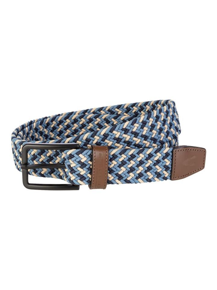Camel Active Multicolour Flechtgürtel in Blau-Beige günstig kaufen