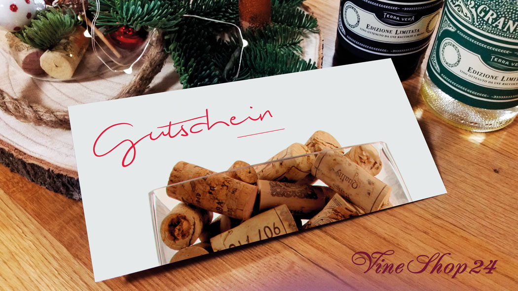 Geschenkgutschein Wein - Wert: 25 Euro