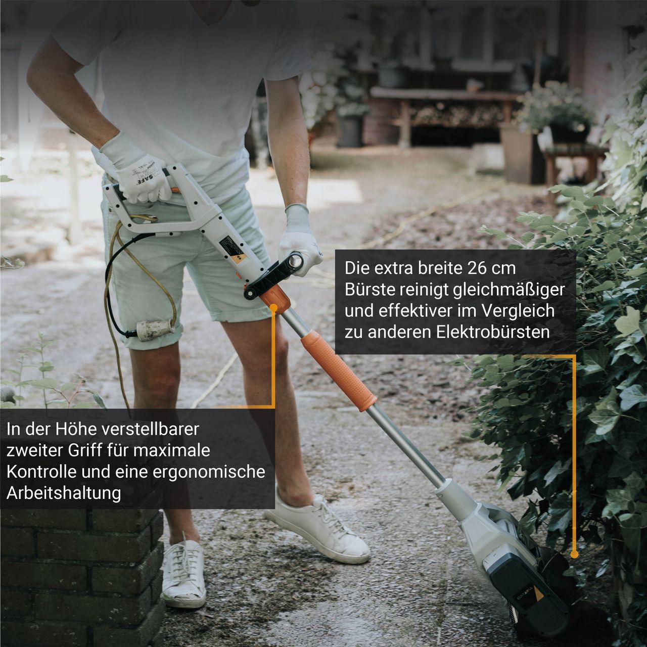 Batavia MAXXBRUSH – ROLLENBÜRSTE FÜR HAUS UND GARTEN