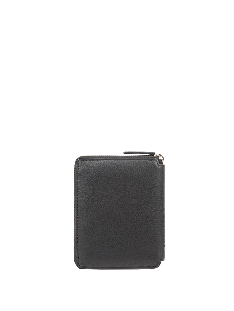 Geldbörse aus Leder in schwarz