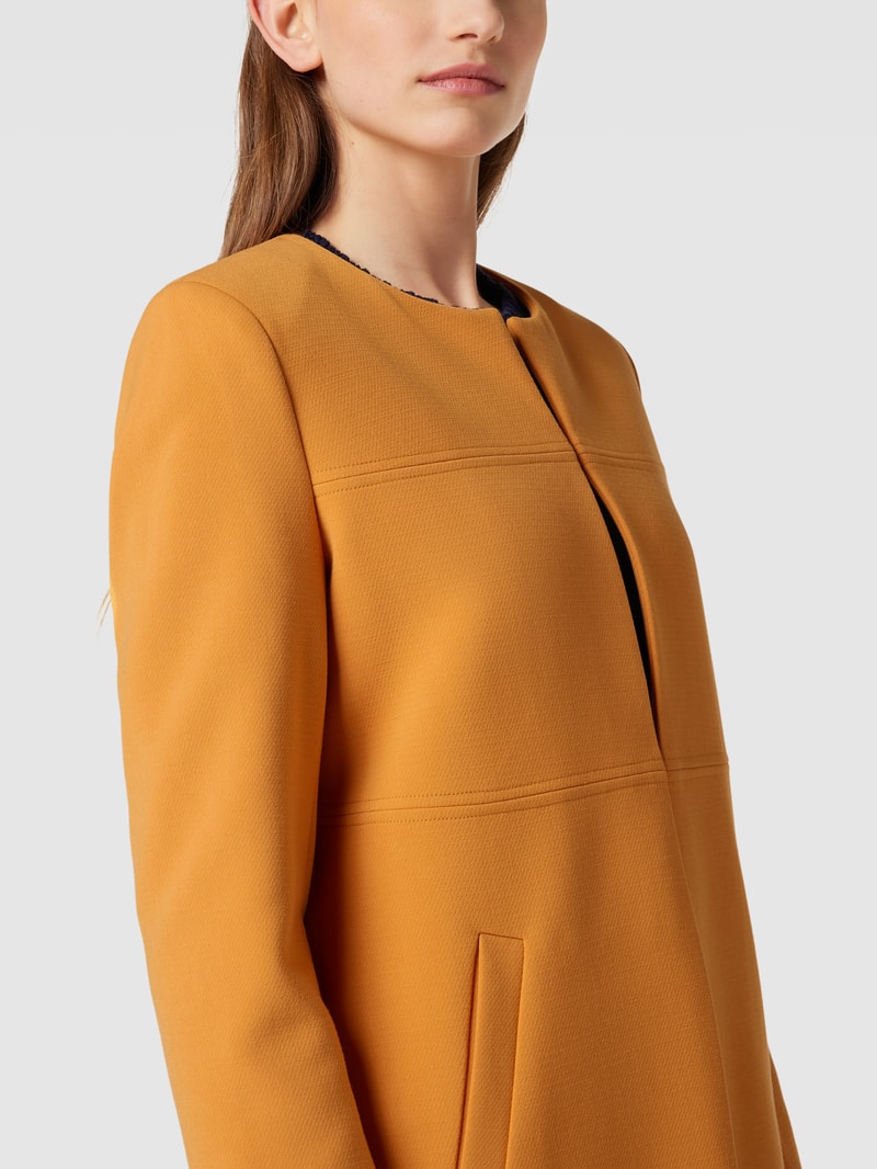 Longblazer mit Hakenverschluss in orange