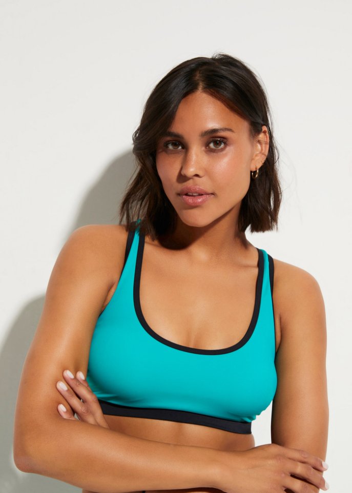 Bustier Bikini Oberteil aus recyceltem Polyamid
