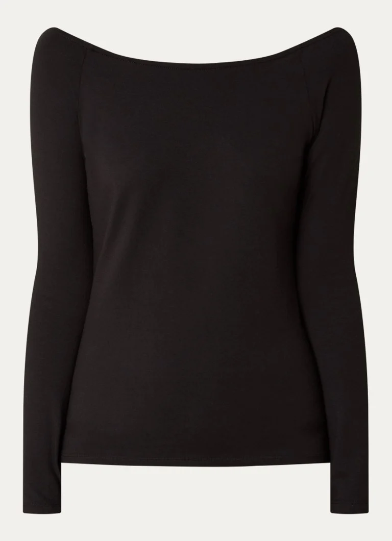 Modström Tansy top with boat neck