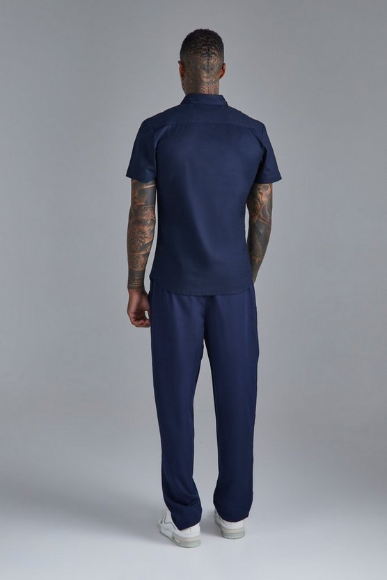 Kurzärmliges Slim-Fit Hemd