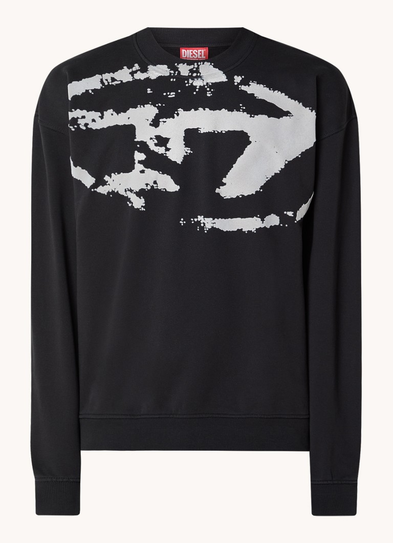 Diesel - Maglione a S con logo stampato