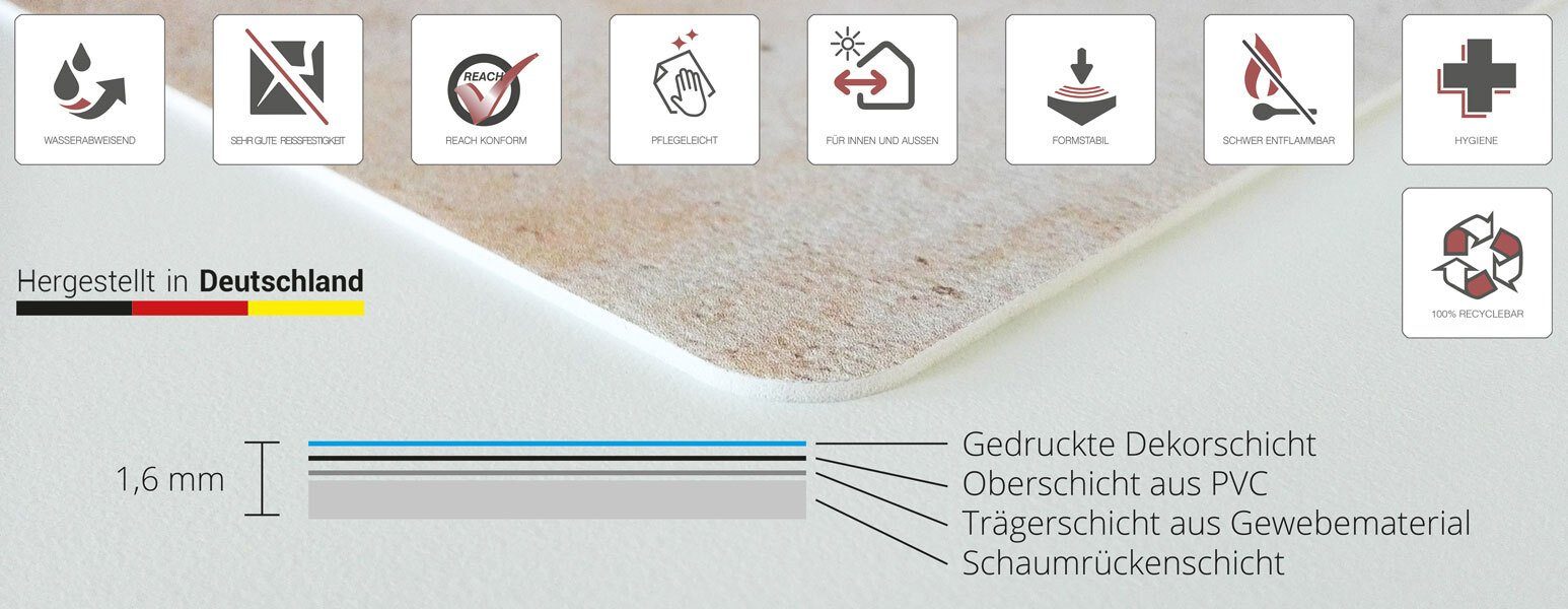 cover-your-desk.de Schreibtischaufsatz Schreibtischunterlage für Kinder – Schwarzes Pferd – 60 x 40 cm – aus hochwertigem Vinyl, (1-St)
