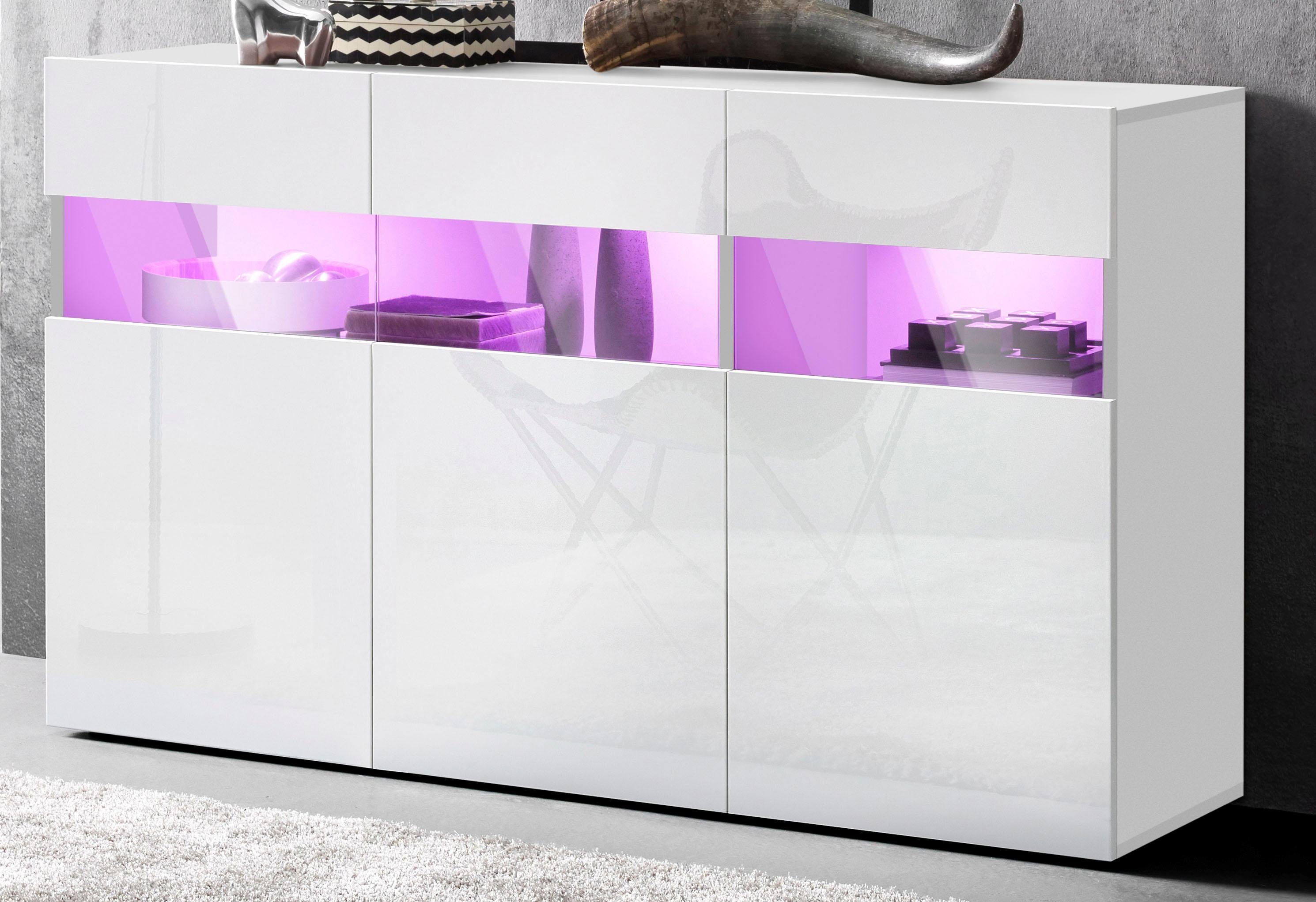 Tecnos Sideboard, Breite 130 cm, ohne Beleuchtung