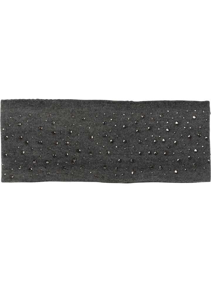 styleBREAKER Feinstrick Stirnband in Dunkelgrau günstig kaufen onesize