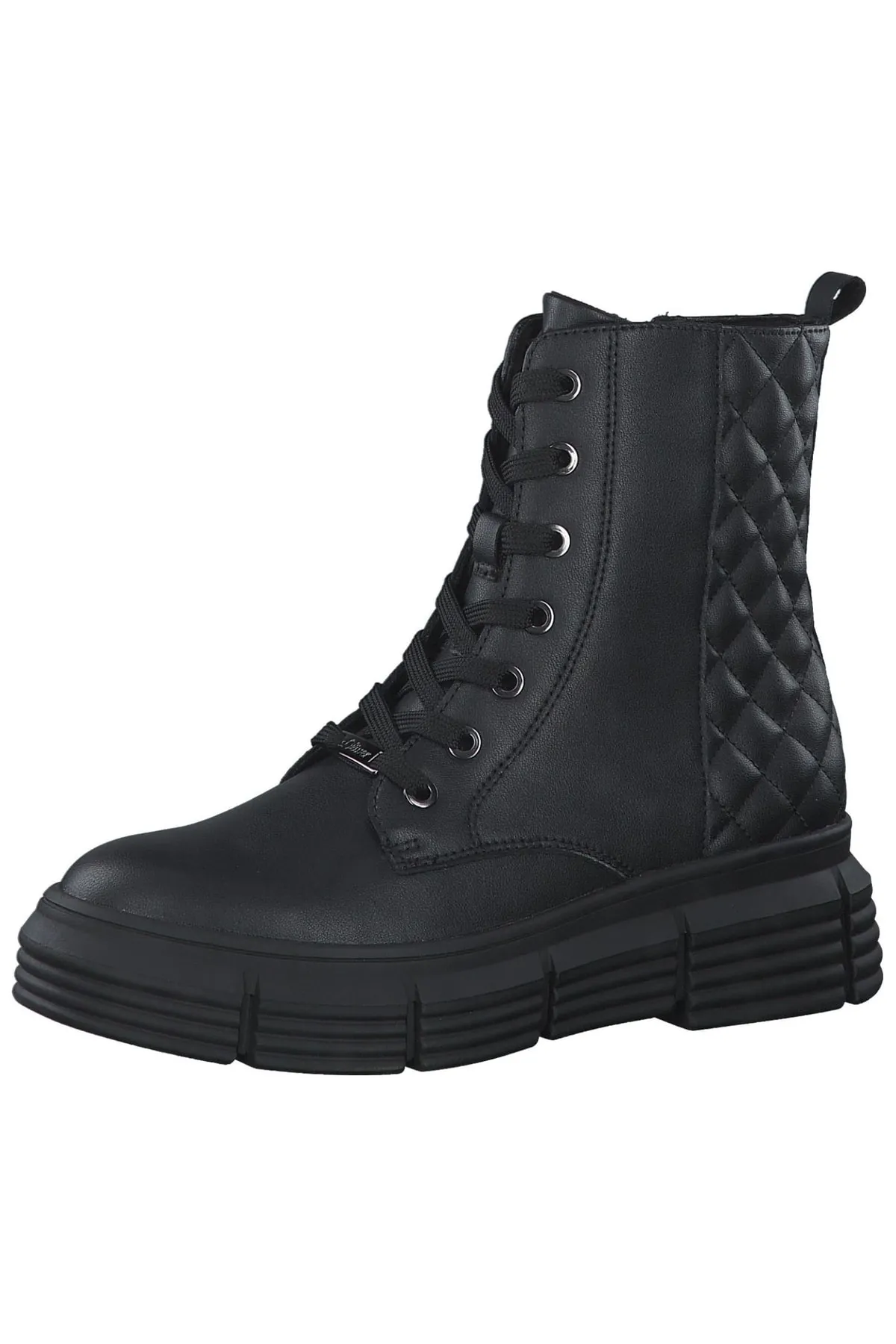 s.Oliver  Stiefelette - Schwarz - Blockabsatz