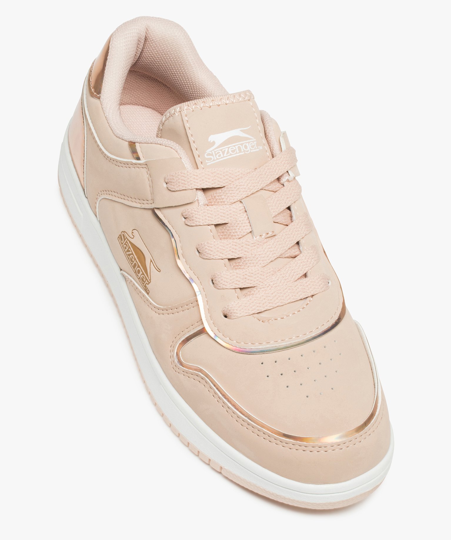 Baskets fille à lacets et détails irisés – Slazenger Cr... rose | GEMO