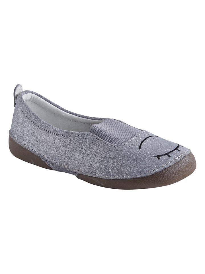 vertbaudet Slipper in Silber günstig kaufen