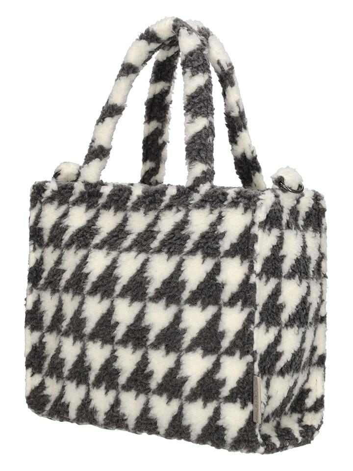 Beagles Henkeltasche in Weiß/ Schwarz - (B)27 x (H)22 x (T)10 cm günstig kaufen onesize