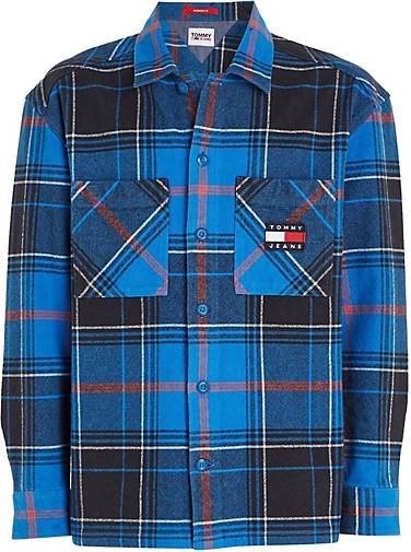 TOMMY-JEANS Herren Overshirt aus Bio-Baumwolle