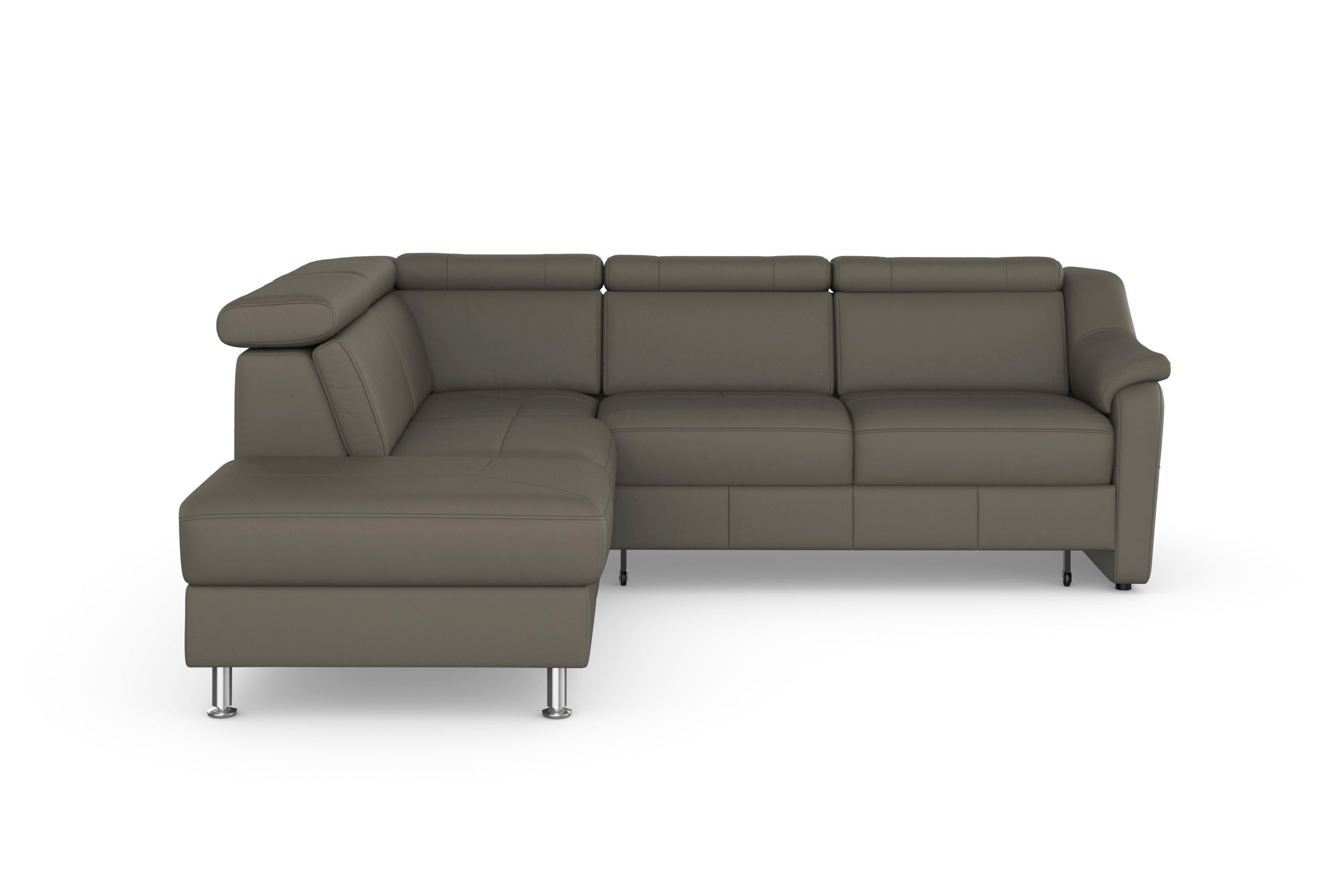 sit&more Ecksofa Freetown, inklusive Kopfteilverstellung und komfortablem Federkern
