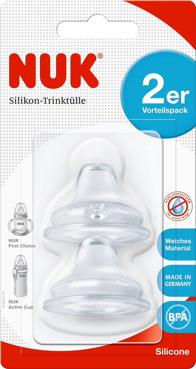 Trinksauger Silikon, ab 6 Monaten, 2 St