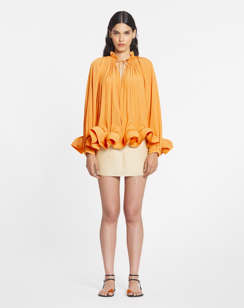 BLOUSE À MANCHES LONGUES CHARMEUSE