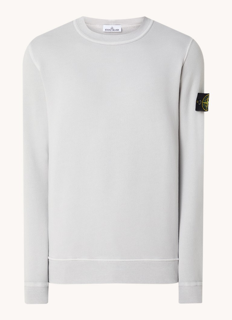 Πουλόβερ από οργανικό βαμβάκι Stone Island 61241 με λογότυπο