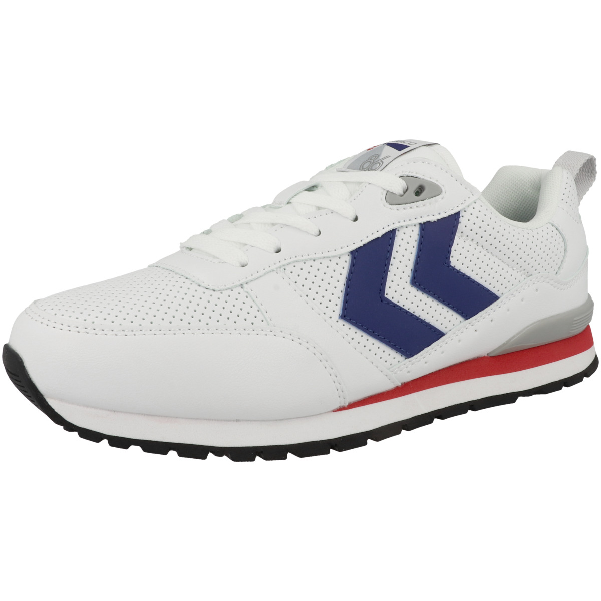 Hummel Monaco 86 Perforated Sneaker Low weiss