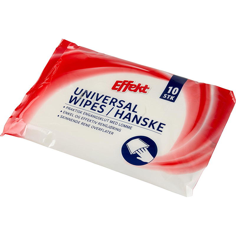 Effekt Rengjøring hanskeklut 10 stk