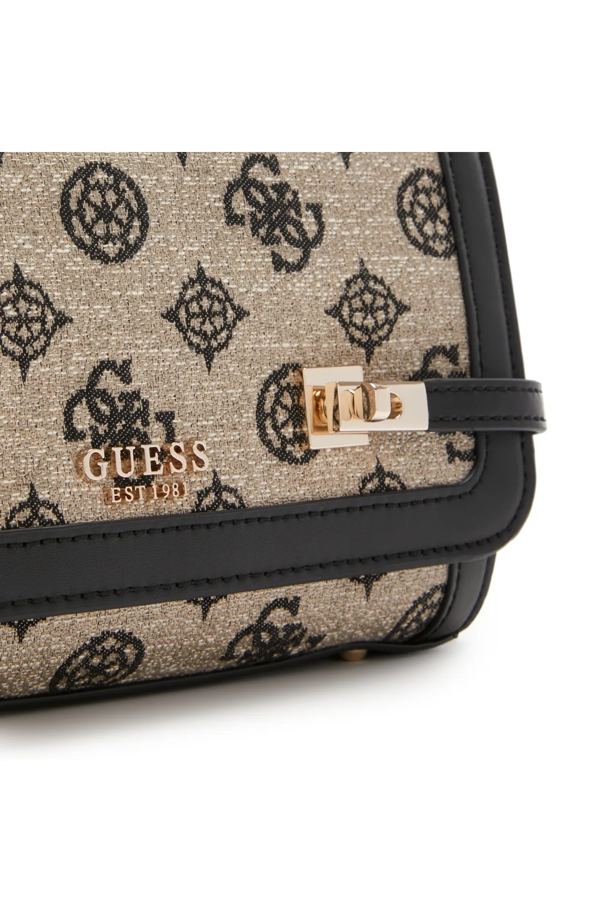 Guess  Loralee Damen Umhängetasche Beige/schwarz Hwjg92-26210-blo