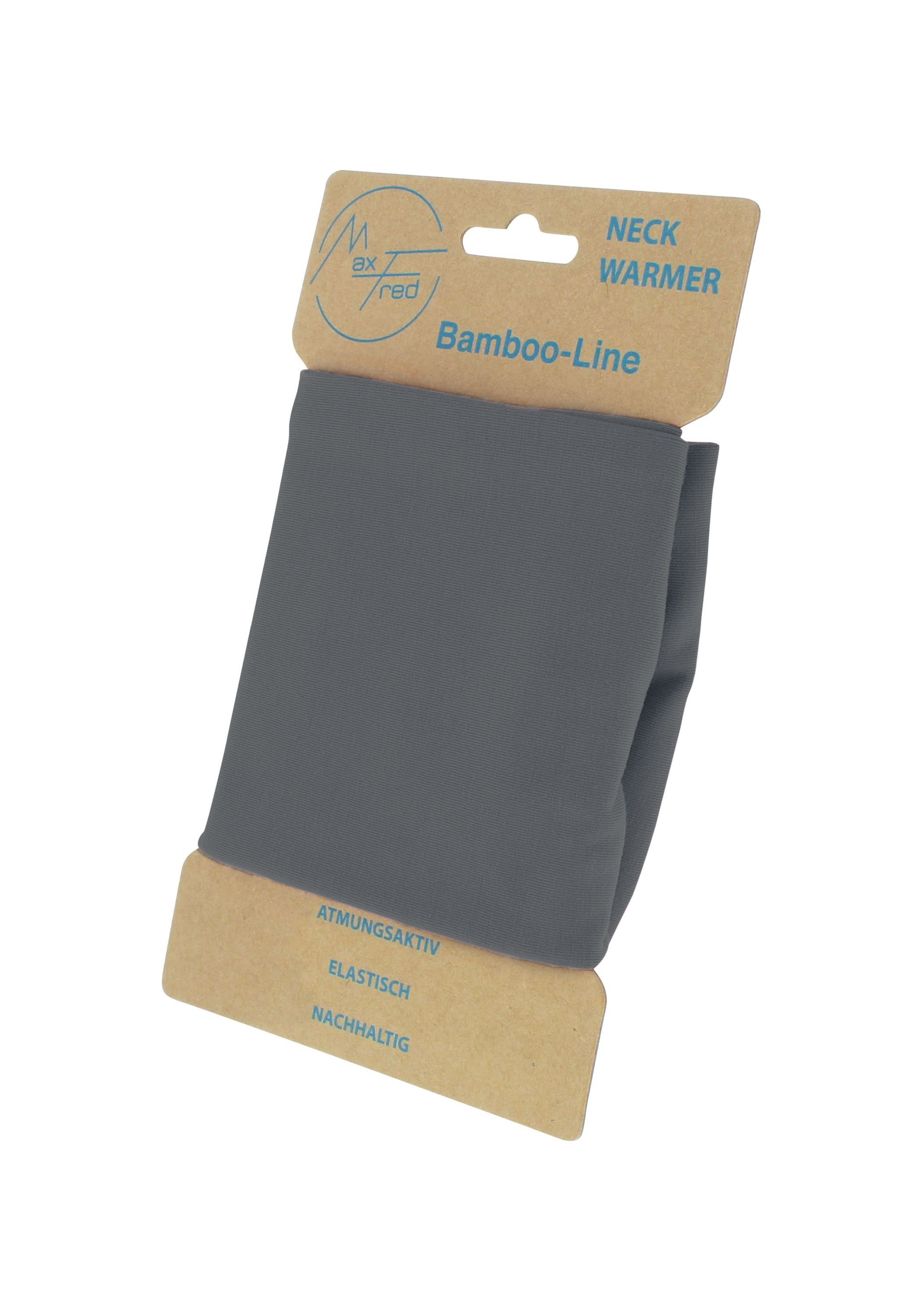 Maxfred Multifunktionstuch Bamboo darkgrey Multifunktionstuch, Elastisch, Nachhaltig, geringe Geruchsaufnahme, Ultraweich