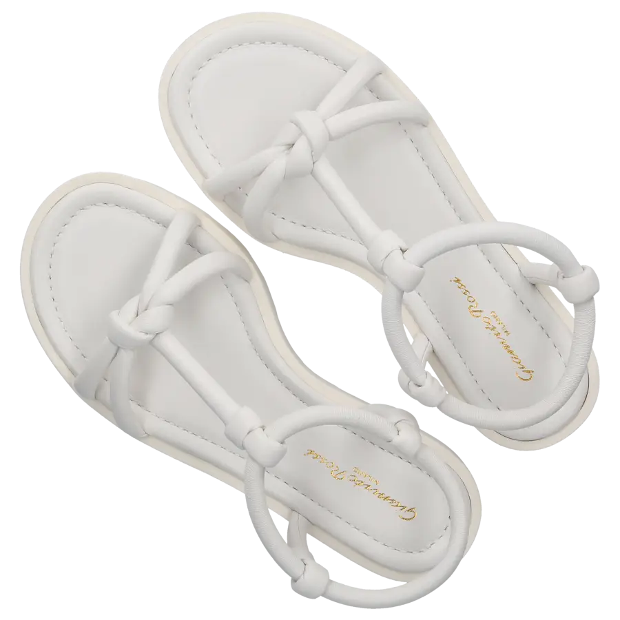 Gianvito Rossi - Plateausandalen MARINE Nappaleder - weiß