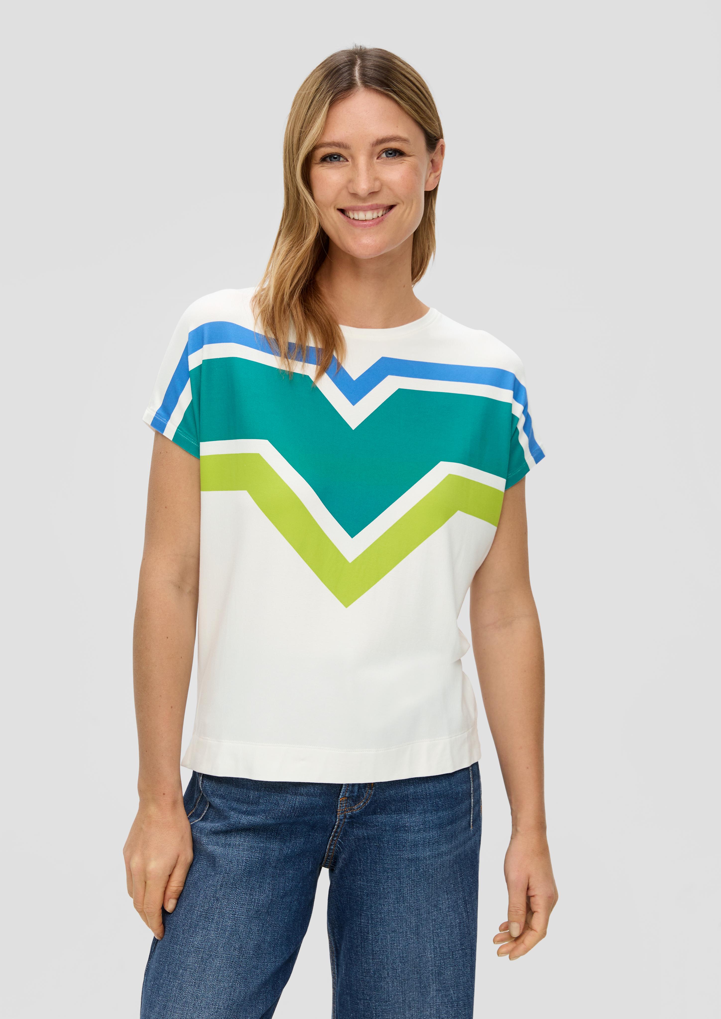 T-Shirt mit Frontprint  2141807-02D0