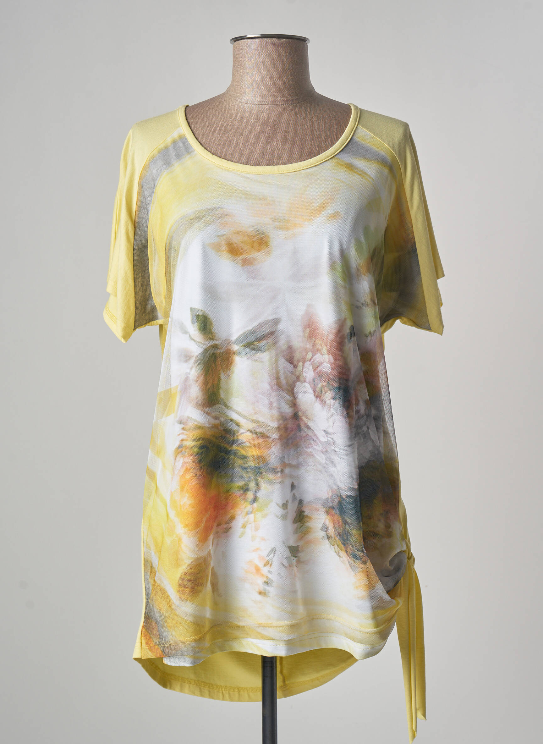 Hajo Tuniquemanchecourte Femme couleur jaune