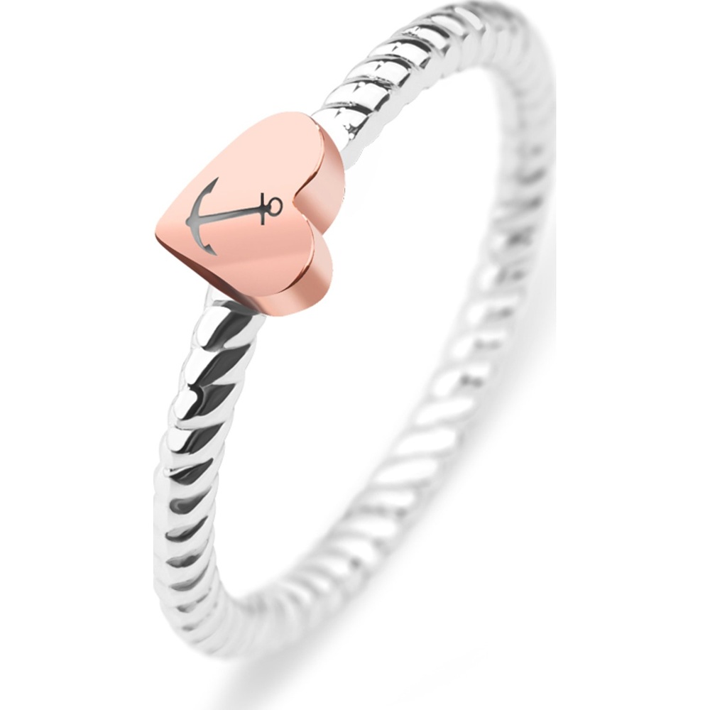 Paul Hewitt Bague pour femme Acier inoxydable bicolore Bague