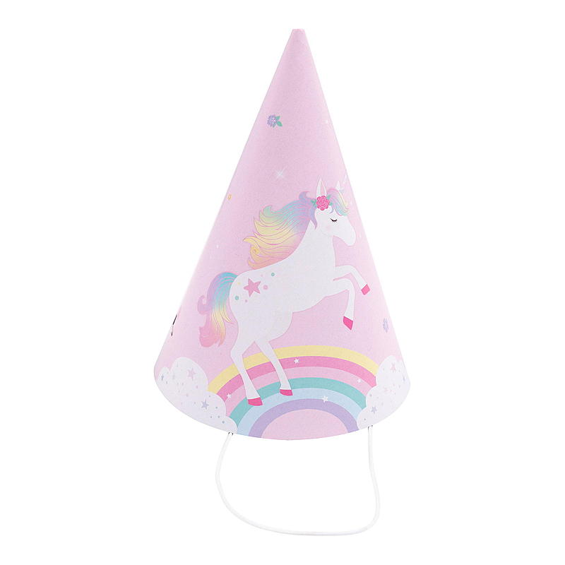 Giform Papirhatt 6 stk Unicorn