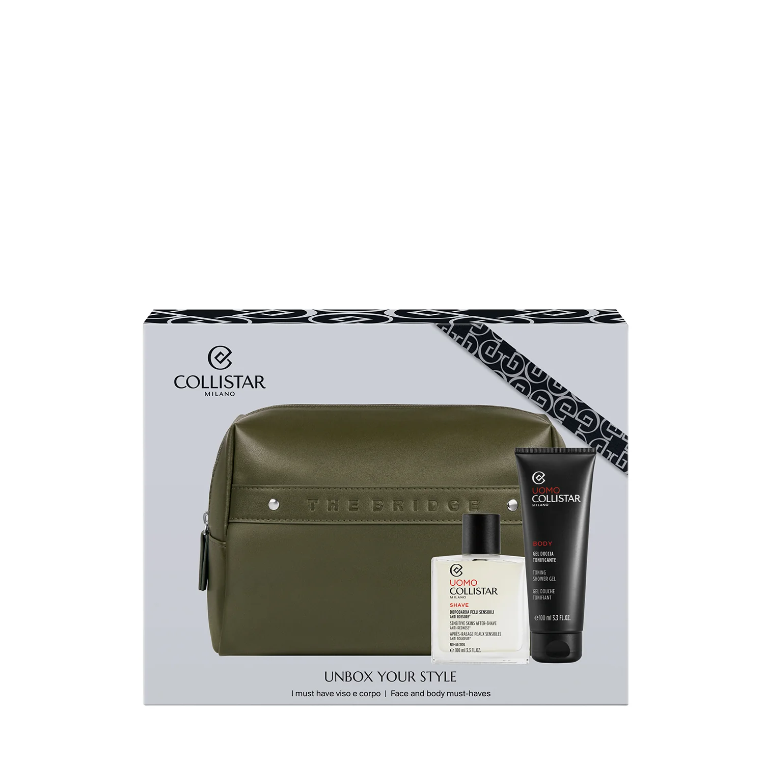 The Man Aftershave Set for Sensitive Skin - Body Set, Aftershave Balm, Bath and Shower Gel