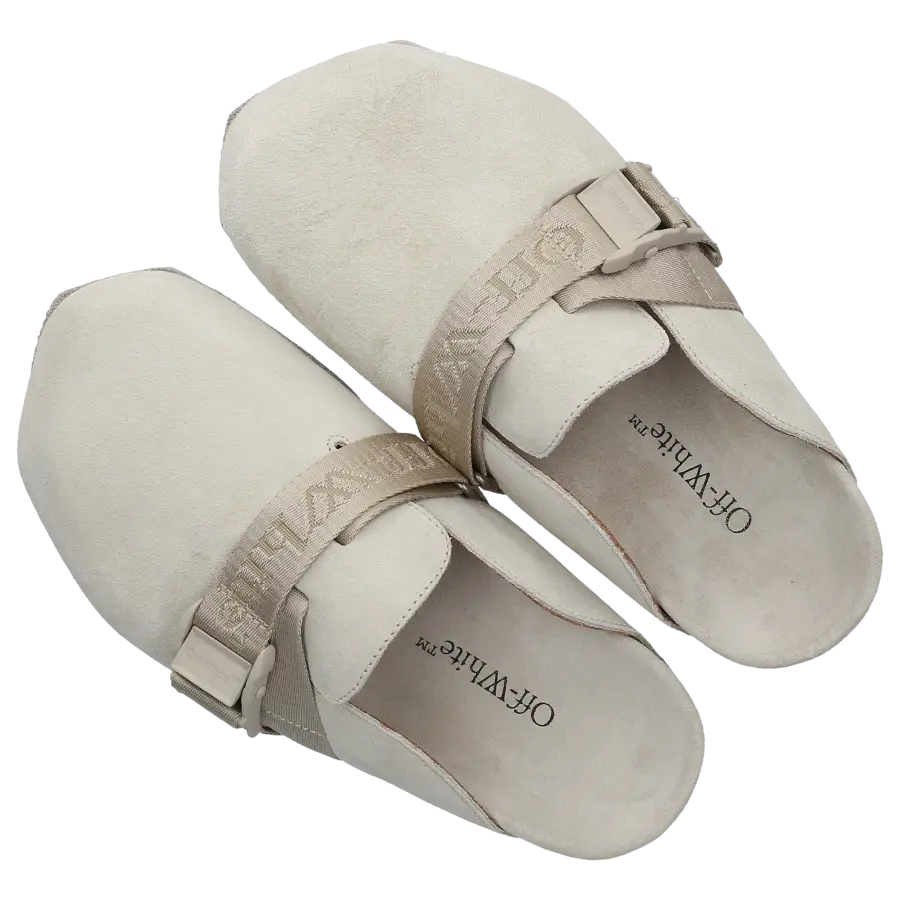 Proenza Schouler - Hausschuhe OWIJ020S Veloursleder - beige